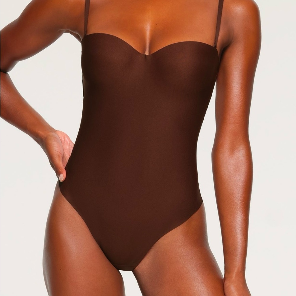 Skims Underwire Thong Bodysuit - Cocoa brand new never worn